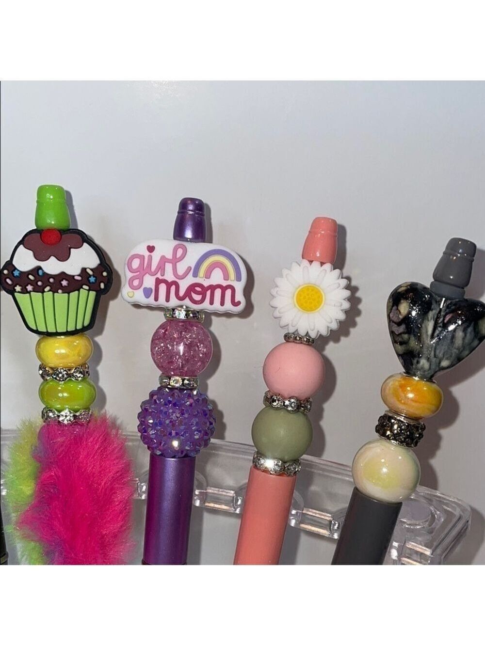 Colorful Beaded Pen Set - Picture 3 of 3